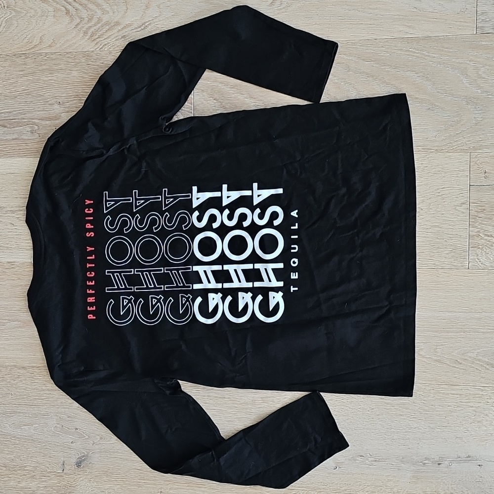NWOT Ghost Tequila Black Long Sleeve Tee
